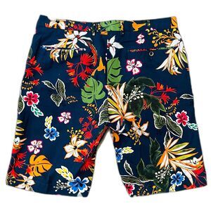 $325 PT Torino NWT Men's Size 34 EU 50 Bermuda Shorts Tropical Designer Italy